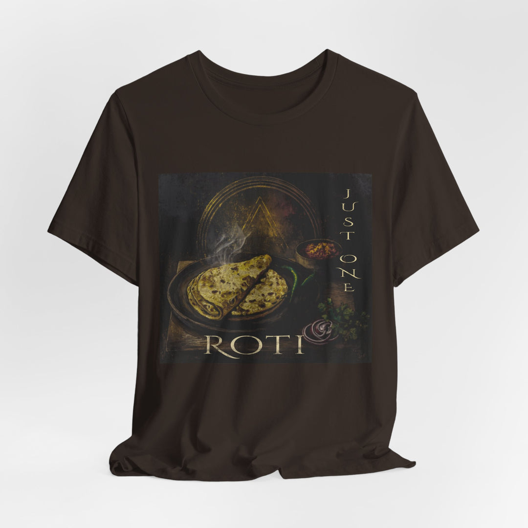 Just One Roti Tee – Vintage Indian Flatbread Foodie Graphic Tee